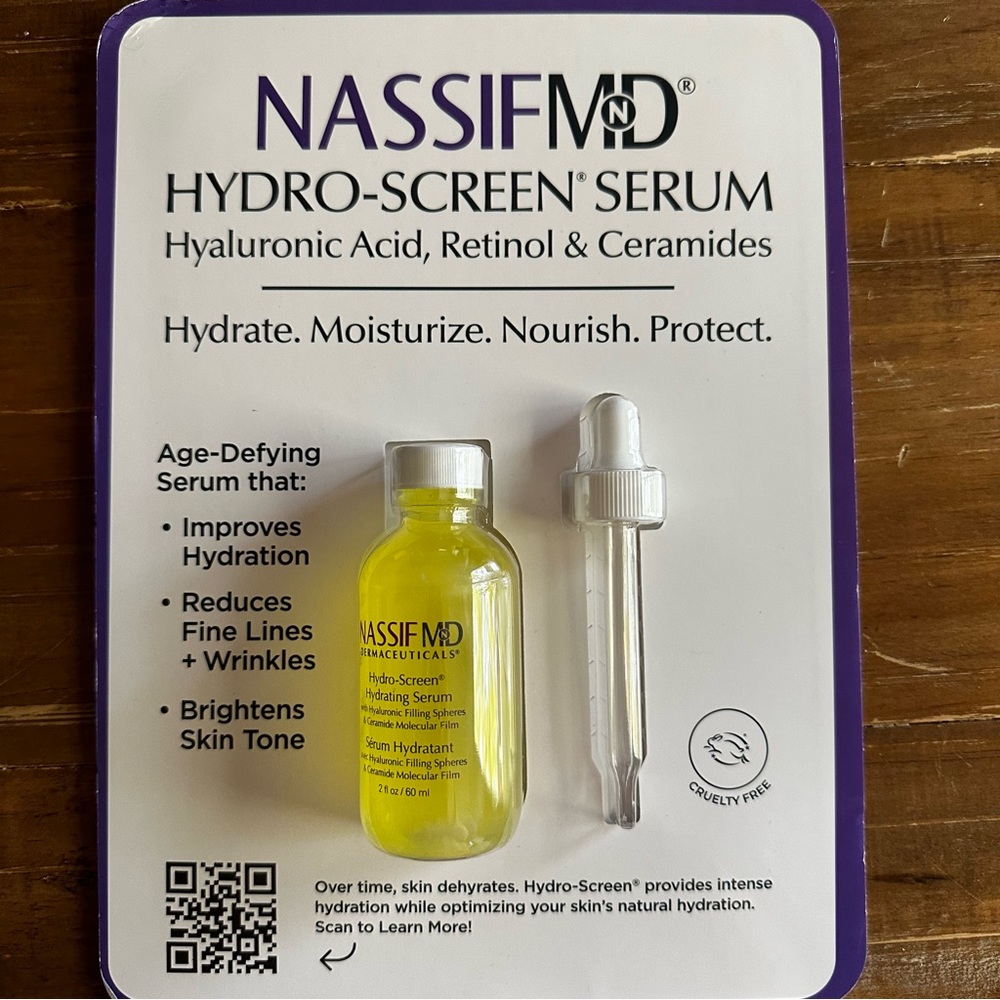 NassifMD gHydro-Screen Super Hydrating Serum Hyaluronic Acid, Retinol, Ceeamides